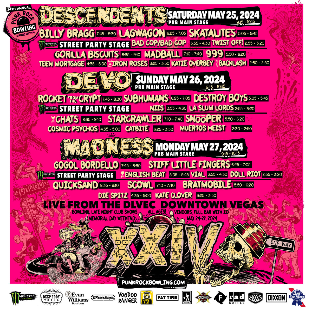 SINGLE DAY LINEUP ANNOUNCED Punk Rock Bowling single-day-lineup-announced-punk-rock-bowling